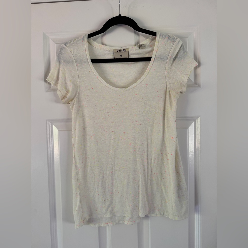 Yellow Fitted Short Sleeve Tee